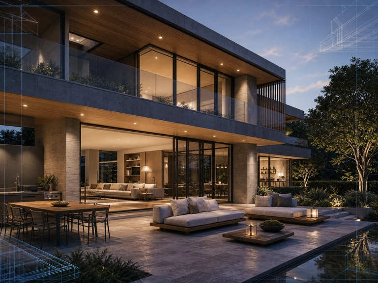 Archicad rendering: AI photorealism from PLN views | Volexi